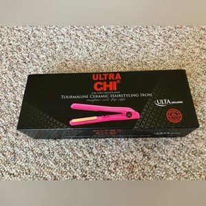 Ulta Chi 1” Tourmaline Ceramic Pink Hairstyling Iron